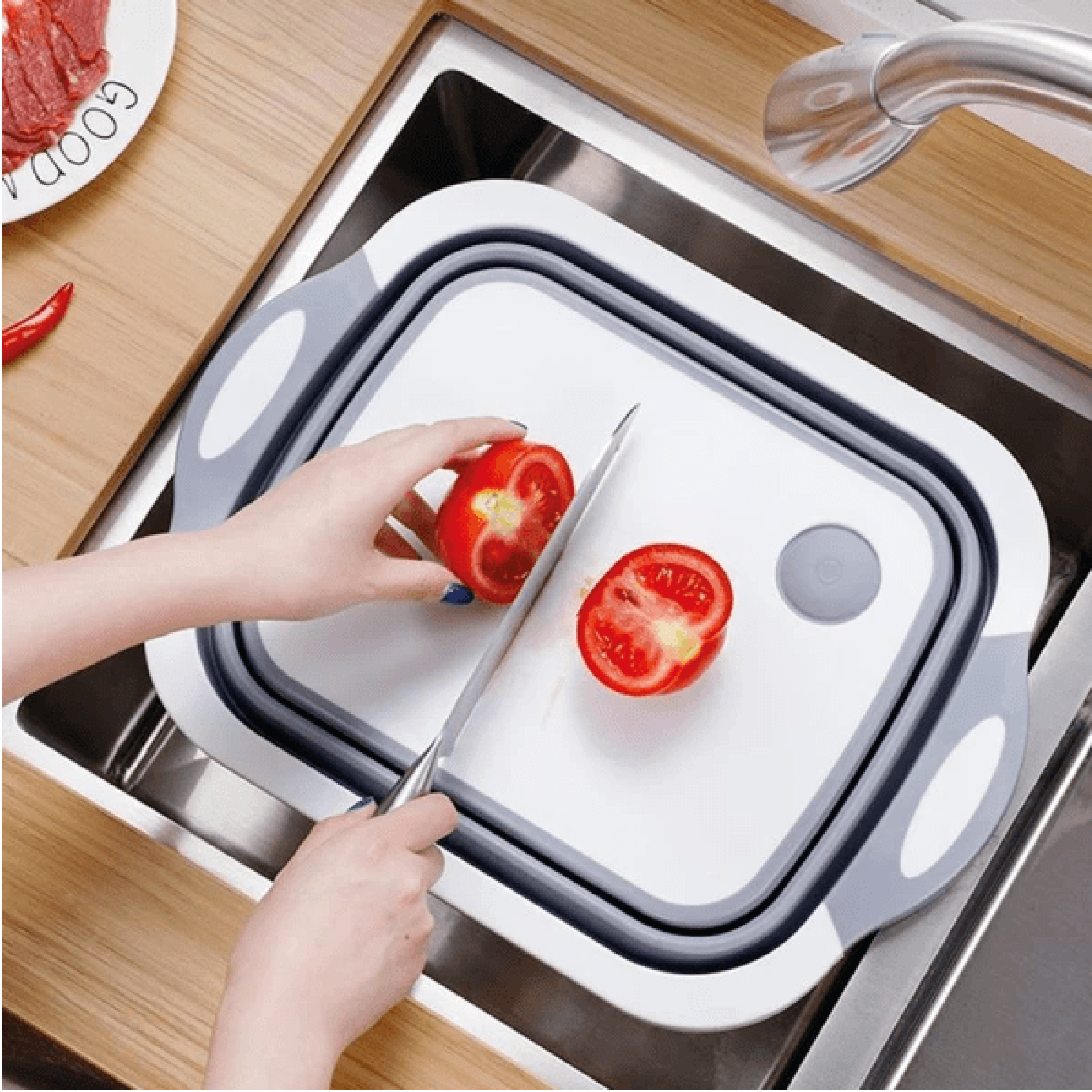 Miniatura 3 de tabla plegable para picar